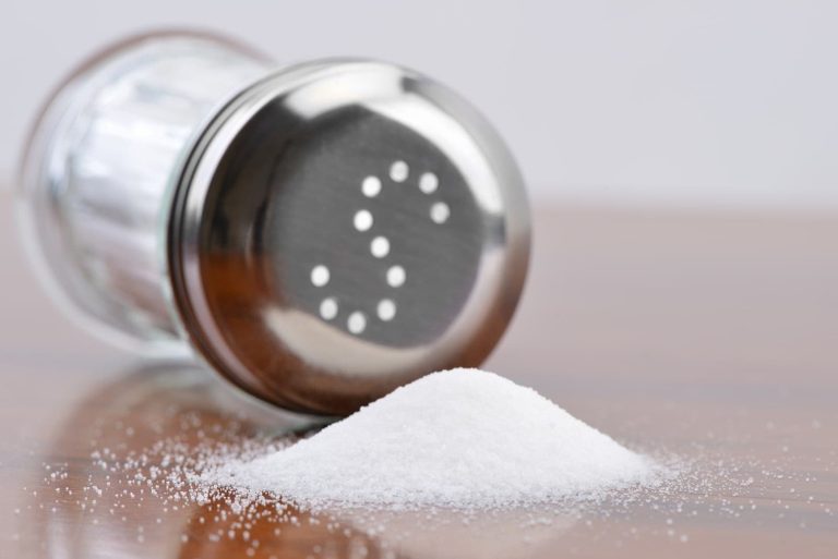 What happens in the body when you stop consuming salt?