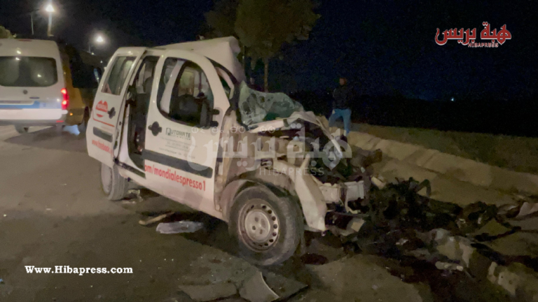 Tangier.. A man in his thirties died following a road accident (photos)