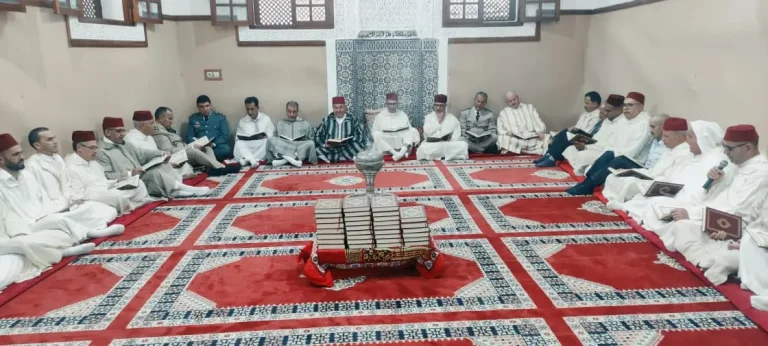 A worker in Taza province commemorates the death anniversary of the late King Hassan II