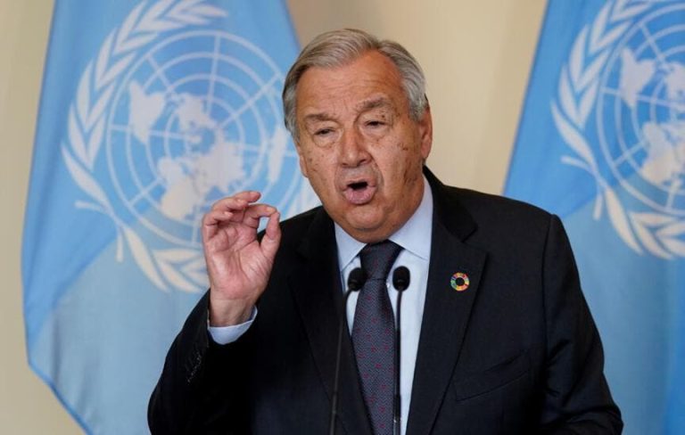 Antonio Guterres: Disasters are exacerbated by the climate crisis and children are the biggest victims