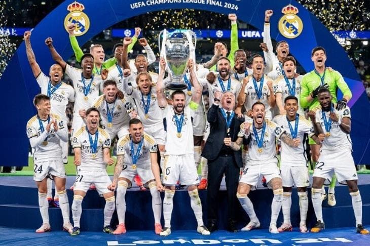 Ballon d’Or ceremony. Real Madrid wins the award for the best club in the world