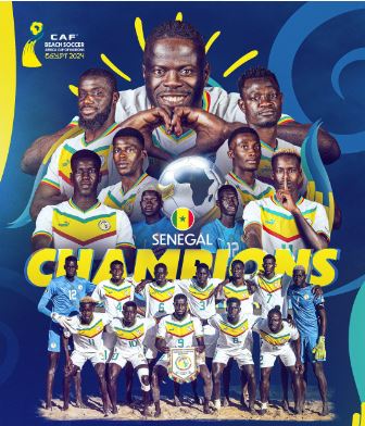 Beach soccer CAN Egypt 2024: Senegal African champion against Mauritania