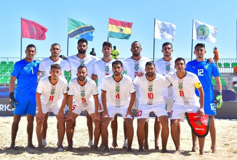 Beach soccer.. The Moroccan national team is beaten by Egypt and finishes the group stage in second place in the African Cup.