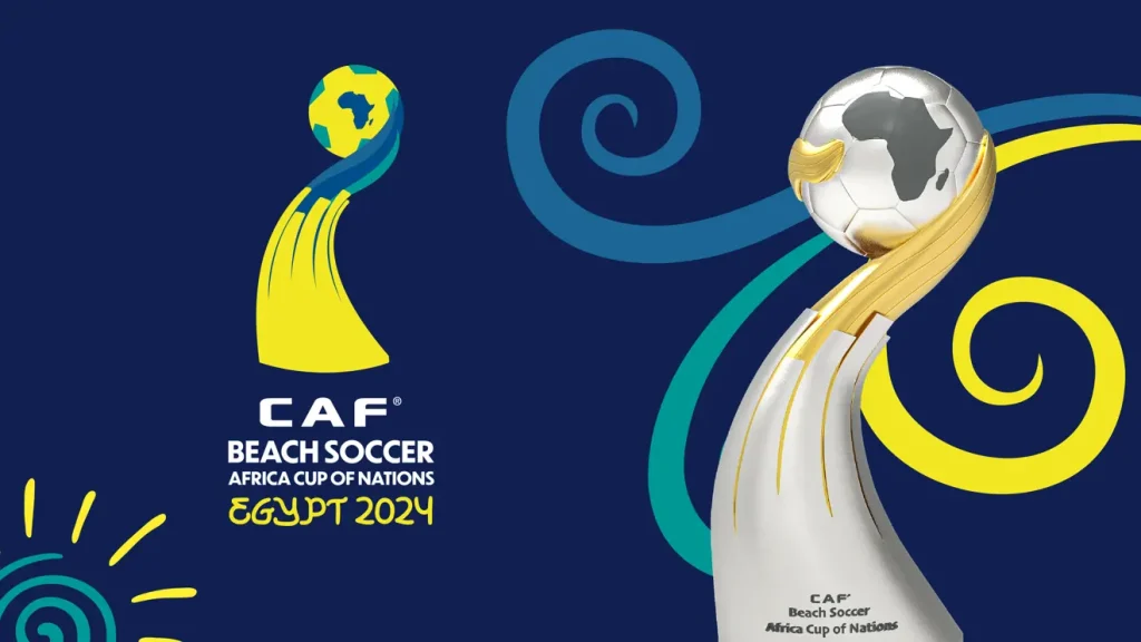 CAF unveils new trophy and identity for Beach Soccer Africa Cup of Nations Egypt 2024