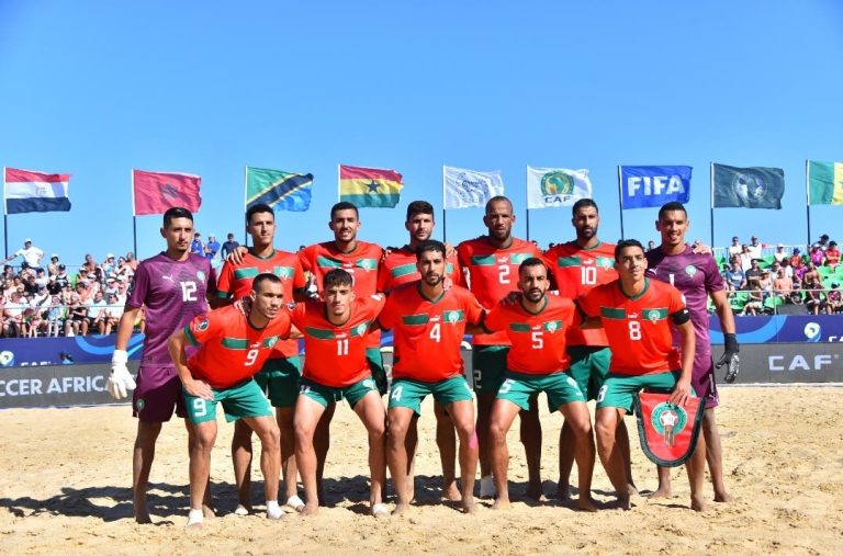 CAN Beach soccer Egypt 2024: National team beats Ghana by five goals and qualifies for semi-finals