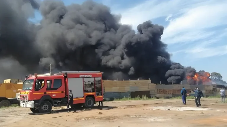 Casablanca: Civil Protection controls a fire in the Oualfa area