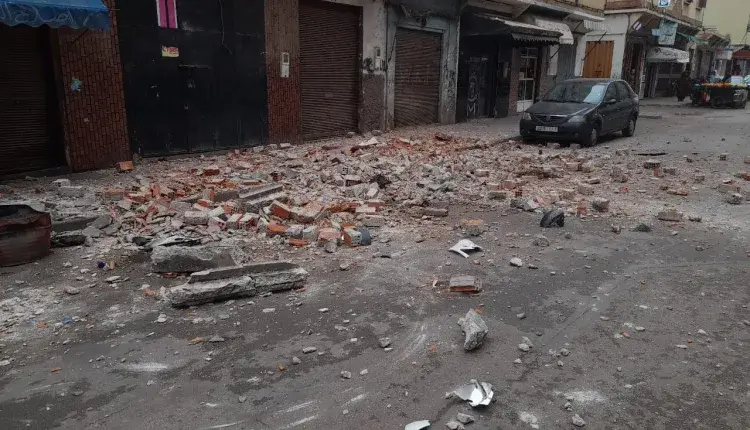 Casablanca : De fortes pluies provoquent l'effondrement du toit d'une maison à Darb Sultan