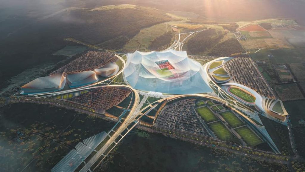 Choose a Moroccan design office to support the work of the Hassan II Stadium in Benslimane
