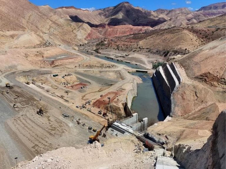 Construction work on the Ait Zayat dam in Al Haouz is at an advanced stage