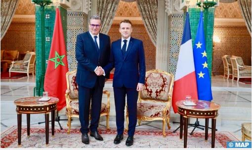 French President Emmanuel Macron has just received Mr. Akhannouch