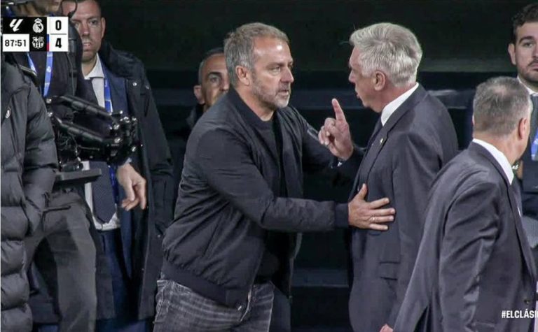 Hansi Flick explains why Carlo Ancelotti had a fight during the Clásico