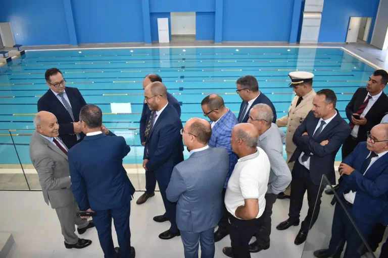 In the presence of the regional worker…the opening of a semi-Olympic swimming pool in Taourirt