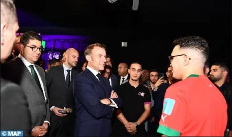 Macron meets young Moroccan talents in video games and electronic sports
