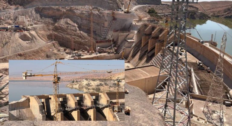 Mohammed V Dam… the rate of ramp work reaches 45%