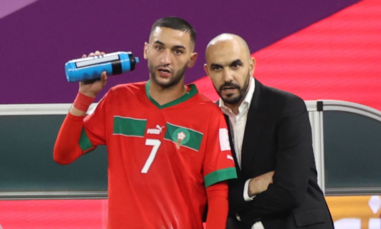 Regragui clarifies the absence of Hakim Ziyech from the Moroccan national team
