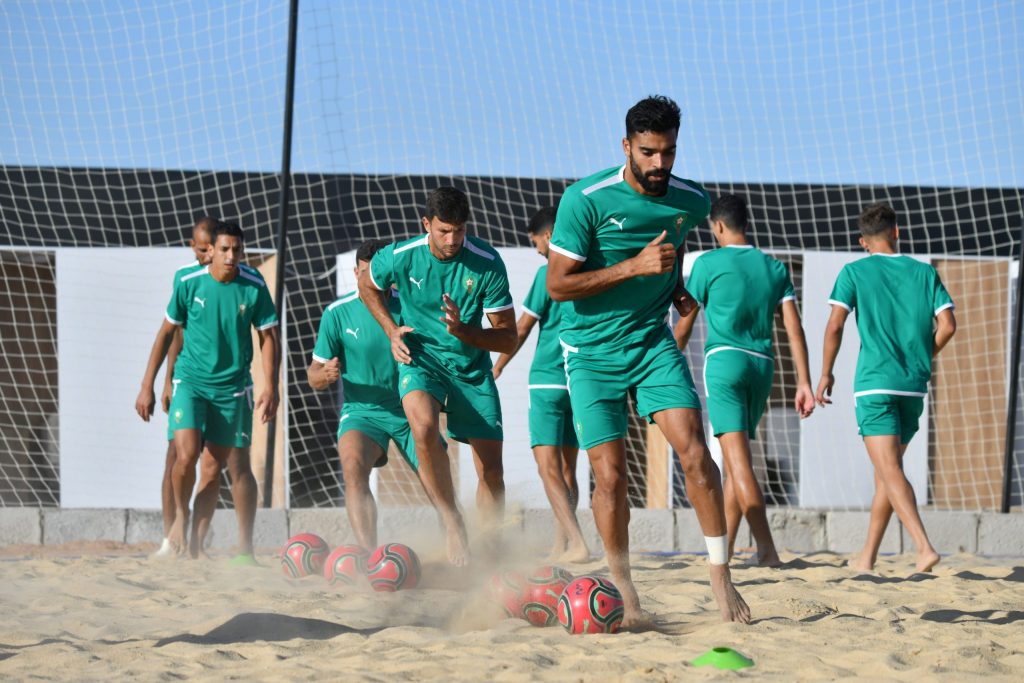 Reminder and not to be missed: this afternoon at 2:30 p.m., Morocco-Mauritania 1/2 final of the CAN Beach soccer Egypt 2024