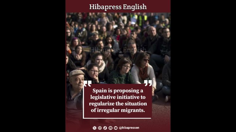 Spain is proposing a legislative initiative to regularize the situation of irregular migrants.