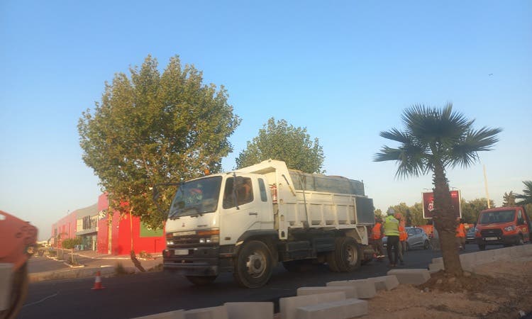 Démarrage des travaux de préparation et d'élargissement de la route à l'entrée de Fès Est
