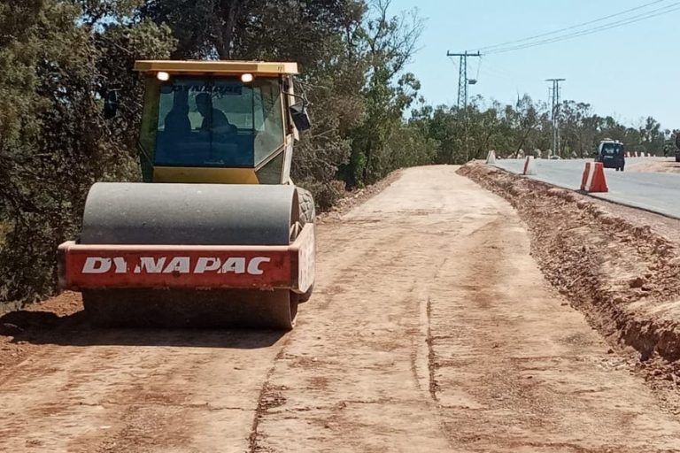 Start of work to prepare and widen the road between Ain Harouda and Mohammedia