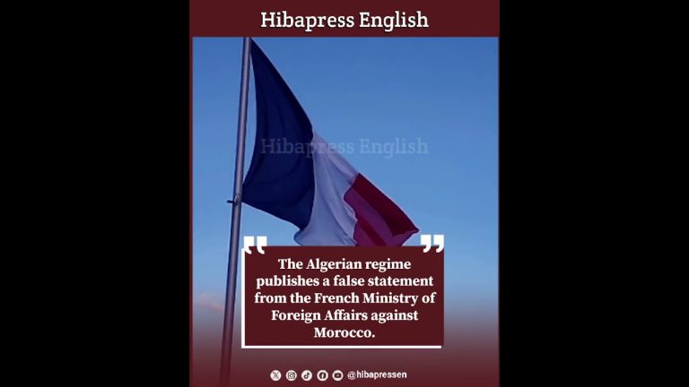 The Algerian regime publishes a false statement from the French Ministry of Foreign Affairs