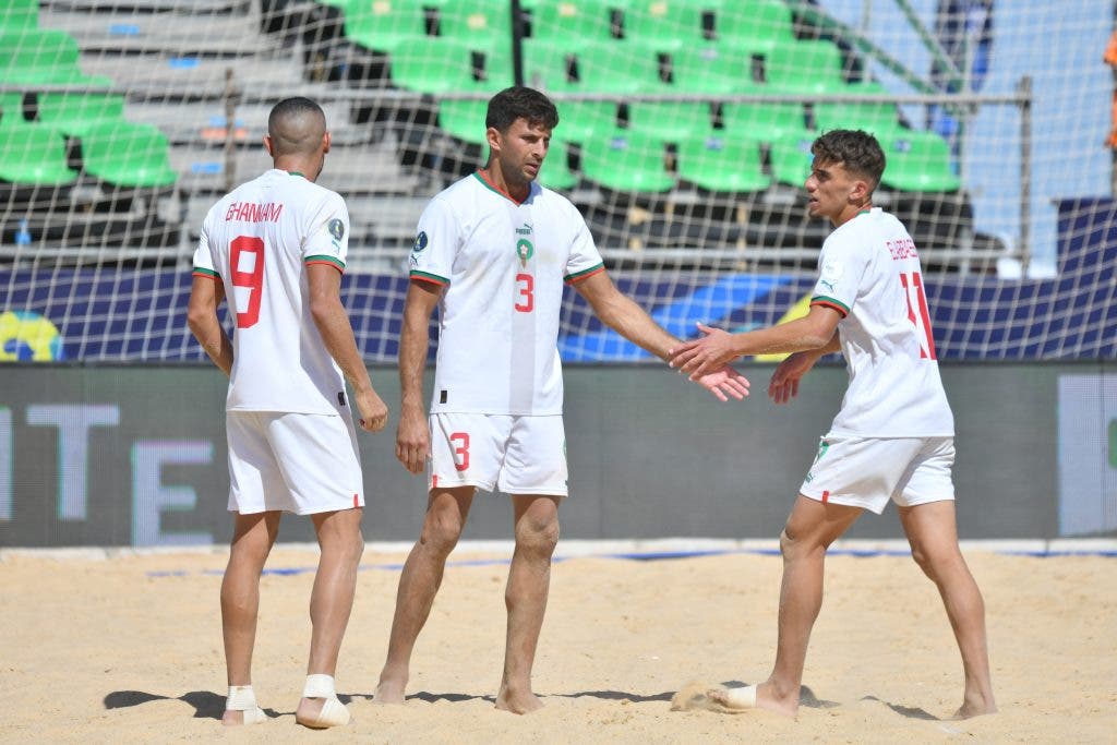 The Moroccan national team victim of a strange refereeing decision in the African Beach Soccer Cup (video)