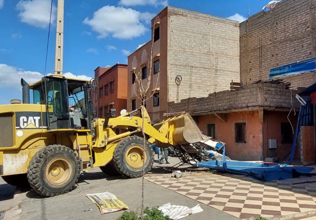 The authorities of Manara in Marrakech besiege the occupants of the public domain