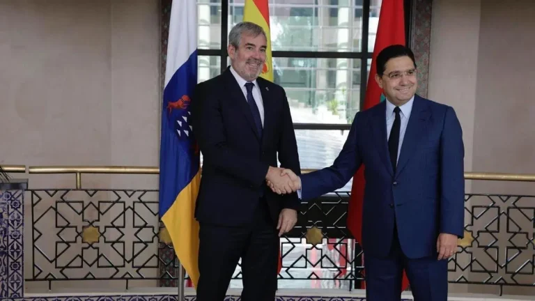 The president of the Canary Islands returns to Morocco for a new visit