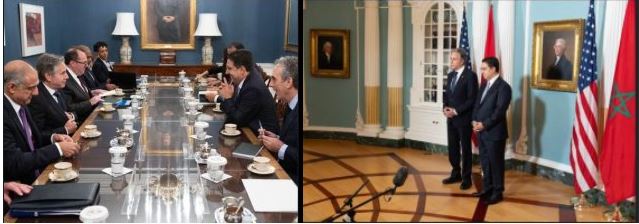 U.S. Secretary of State Antony J. Blinken met with Moroccan Foreign Minister Nasser Bourita: "Morocco is a critical partner of the Unity of the United States and I greatly value, not only the relationship between our countries, but also the partnership with my friend Bourita”