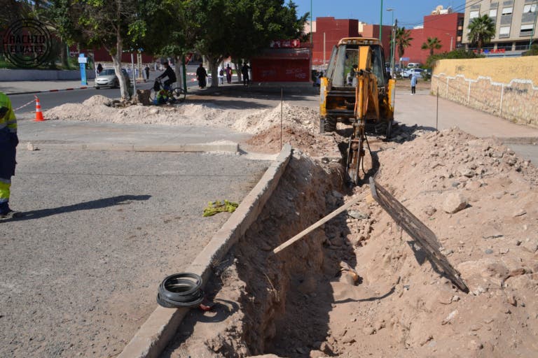 Work begins to complete a project to use treated wastewater for irrigation in Inezgane