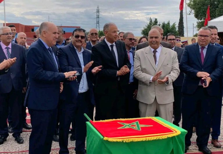 Worker from Al-Hajib province kicks off construction work on city's grand stadium