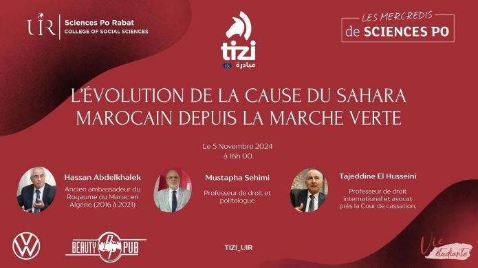 Tomorrow at the UIR, Abdelkhaleq, Sehimi and Tajeddine will debate on “The evolution of the Cause of the Moroccan Sahara since the Green March”