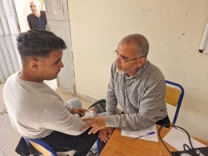A blood donation campaign in Guersif 