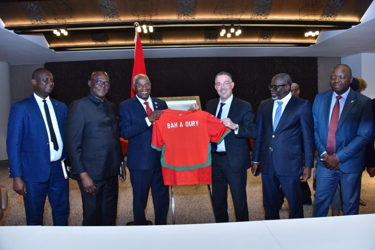An official delegation from Guinea welcomed by Fawzi Lakjaa (photos)