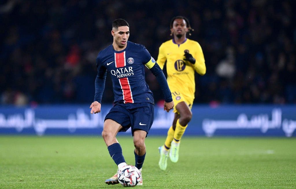 Ashraf Hakimi surpasses Zakaria Abu Khalal in French League