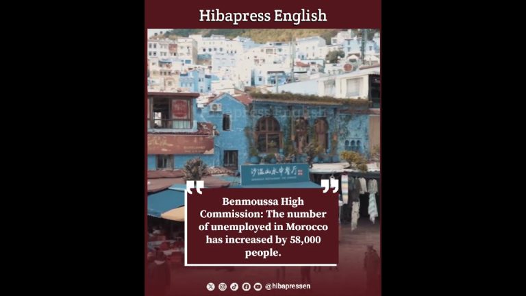 Benmoussa High Commission: The number of unemployed in Morocco has increased by 58,000 people.