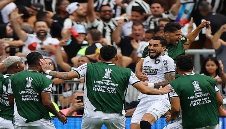 فرحة لاعبي بوتافوغو