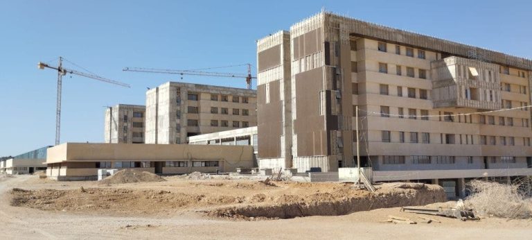 Construction work on the Laâyoune University Hospital Center is coming to an end