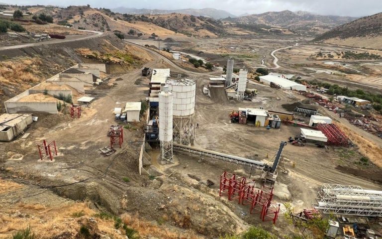 Construction work on the Sidi Abbou dam project in Taounate is nearing completion