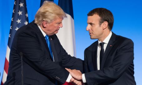 Emmanuel Macron congratulates Donald Trump