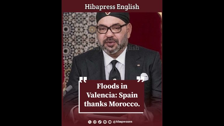Floods in Valencia: Spain thanks Morocco.