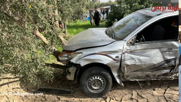 Guersif.. A road accident leaves three injured (photo)