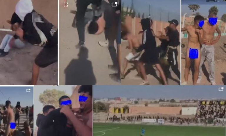 Houara: Intolerable and unbearable scenes of odious and inhumane violence by supporters of Houara against those of Tiznit and which have tarnished the brand image of the Kingdom of Morocco on the continental and global level