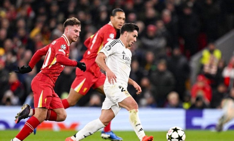 In figures.. Brahim Diaz's statistics during the Real Madrid-Liverpool match