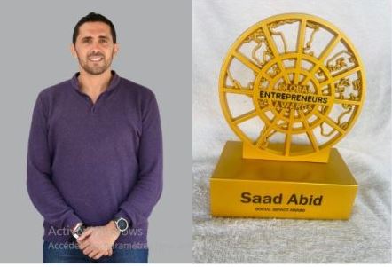 Devant plus de 20 millions de spectateurs virtuels, 5 000 participants et après le prix l'Ocean Love Innovation Awards à la haye, le Marocain Saad Abid remporte le "Social Impact Award" au Global Entrepreneurship Festival 2024 au Nigeria.
