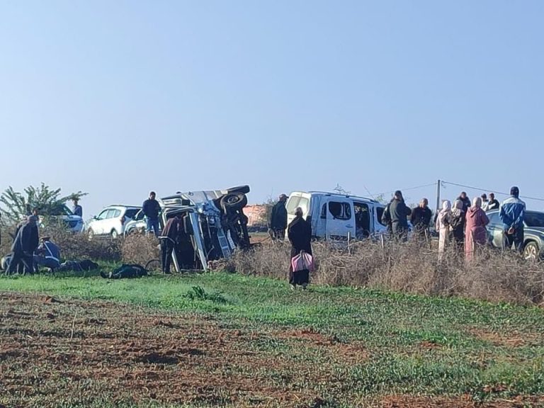 Khemisset: A serious road accident leaves 15 injured