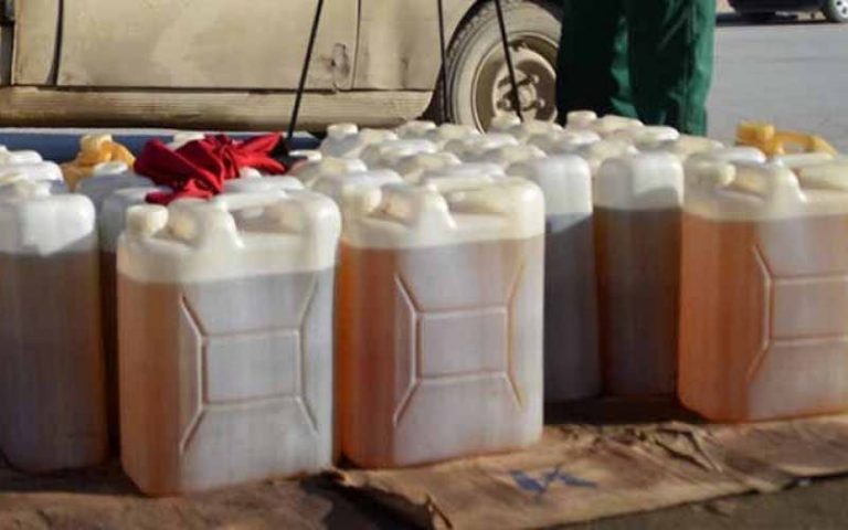 More than two tons of fuel seized in a secret warehouse in Al Hoceima