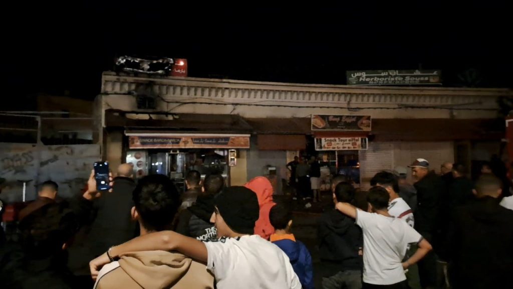 Oujda.. A fire breaks out in a snack bar because of “Fritos”