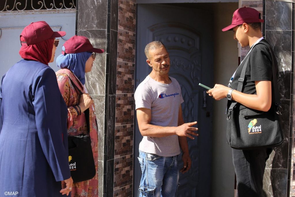 Reveal the population of Morocco after the 2024 census (document)