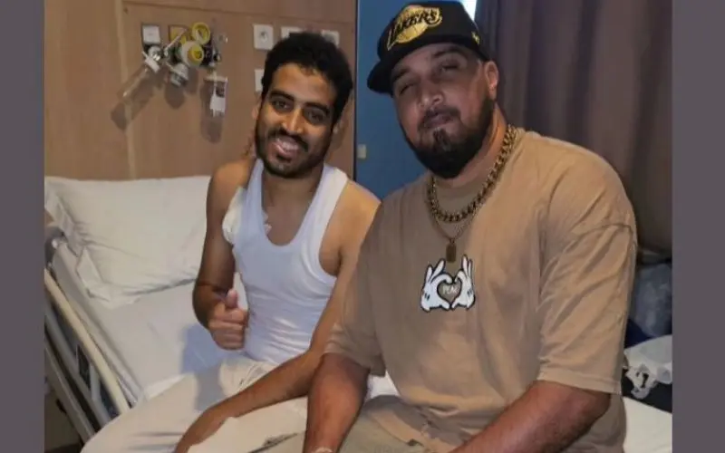 “Seventoon” rapper visits Taktoker Hisham in France (photo)