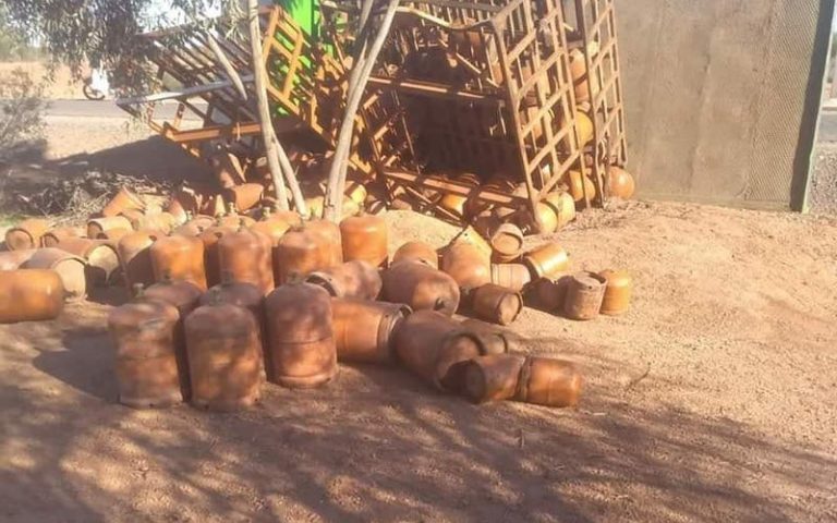 Sraghna Castle.. A young man was killed following the overturning of a “butane gas” distribution truck